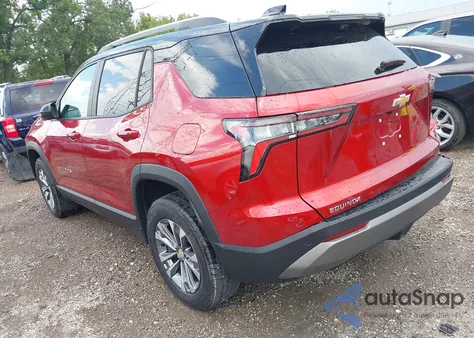 2025 Chevrolet Equinox Fwd Lt из США, поврежденный, VIN 3GNAXHEG0SL101315